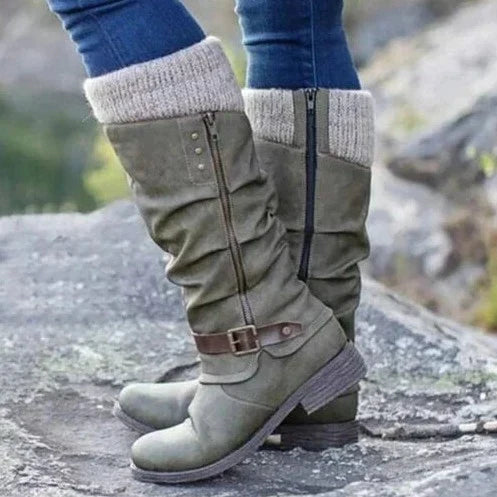Orthopaedic Boots for Women | Ankle-Length Comfort | Green