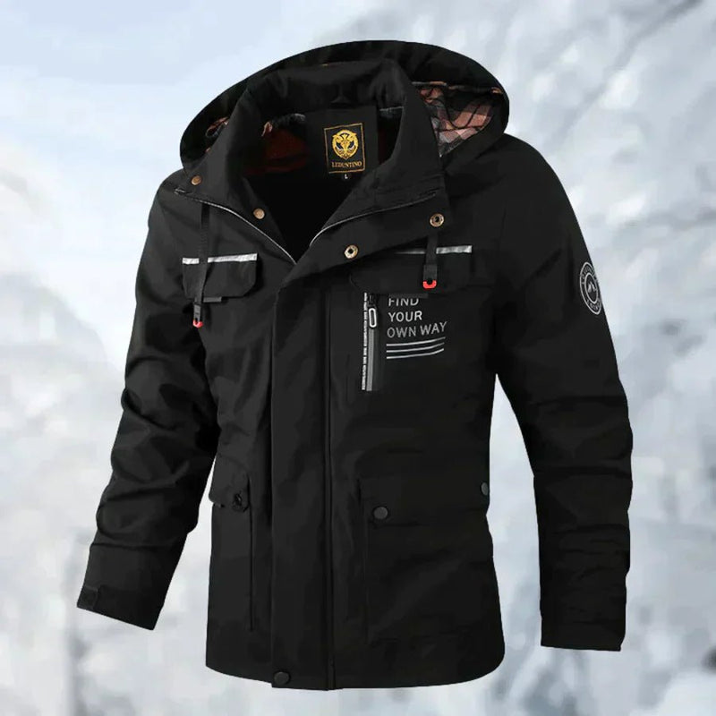 Outdoor Jacket for Men | Waterproof and Windproof | Back