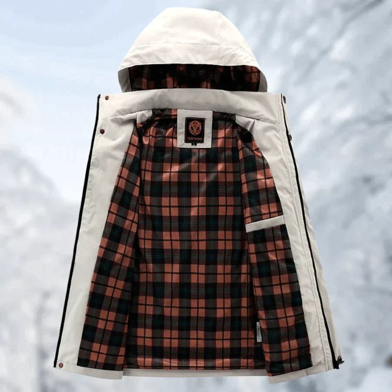 Outdoor Jacket for Men | Waterproof and Windproof | White1
