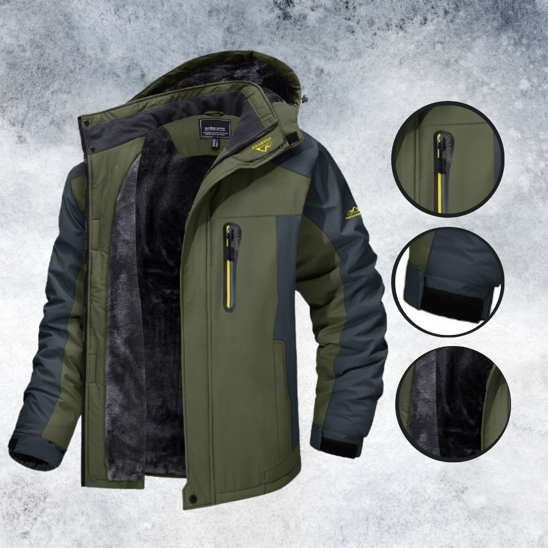 Outdoor Jacket for Men | Windproof | Army green1