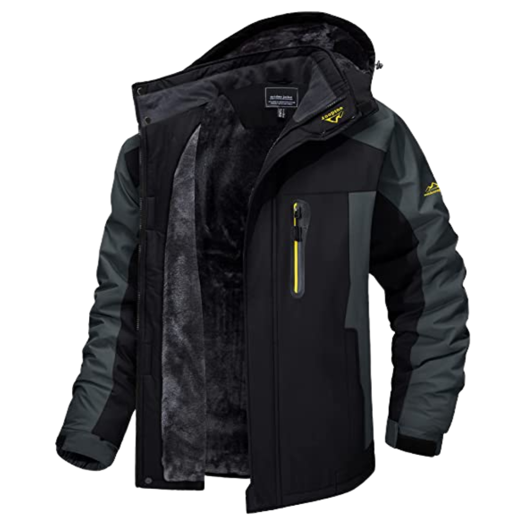 Outdoor Jacket for Men | Windproof | Black