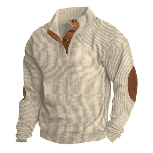 Outdoor Sweater for Men | Weather-Resistant, Durable | Beige