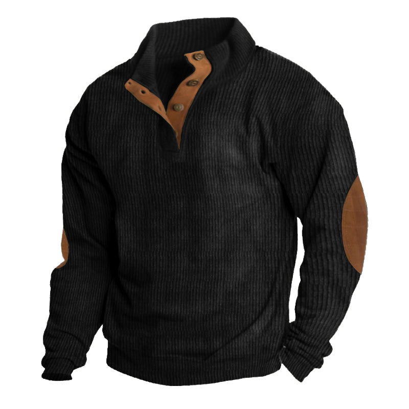 Outdoor Sweater for Men | Weather-Resistant, Durable | Black
