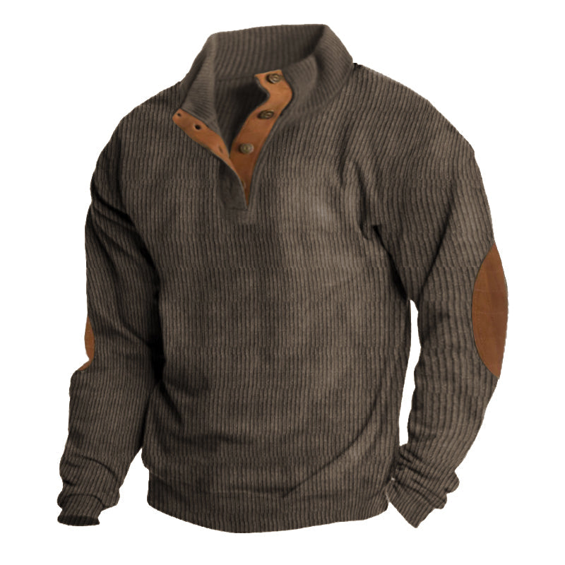 Outdoor Sweater for Men | Weather-Resistant, Durable | Brown