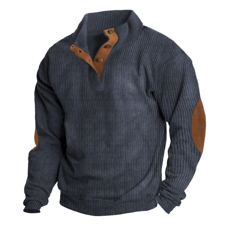 Outdoor Sweater for Men | Weather-Resistant, Durable | Dark Blue