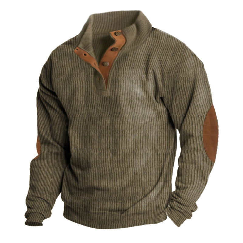 Outdoor Sweater for Men | Weather-Resistant, Durable | Khaki