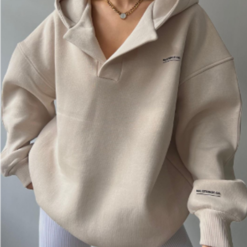 Oversized Hoodie for Women | Winter | Beige