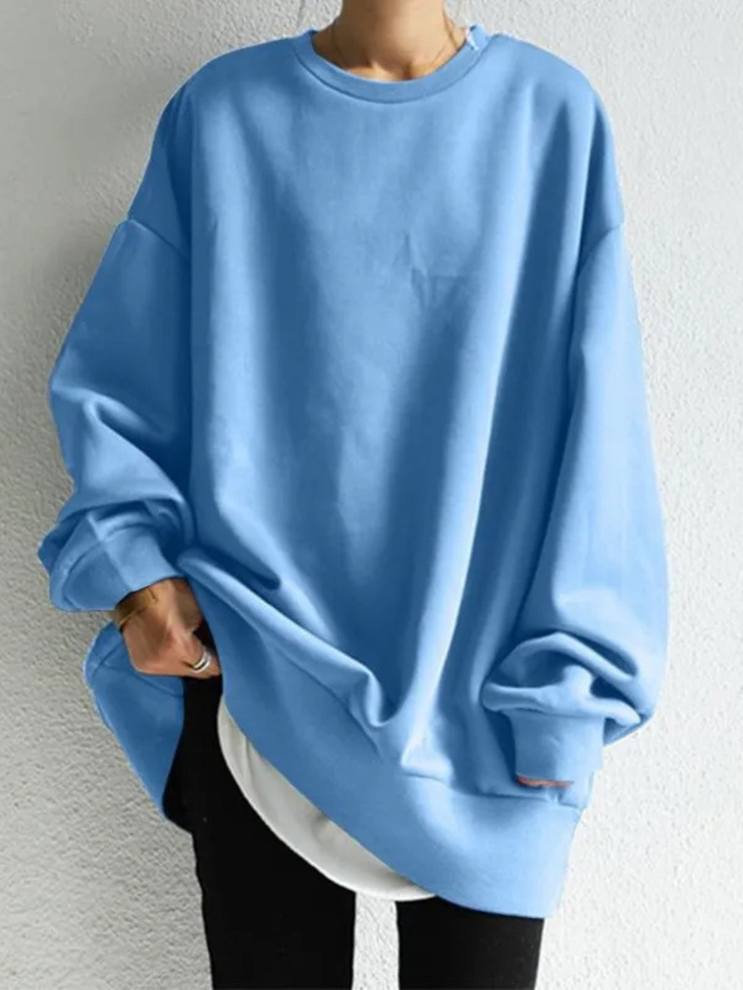 Oversized Sweater for Women | Modern Design | Light Blue