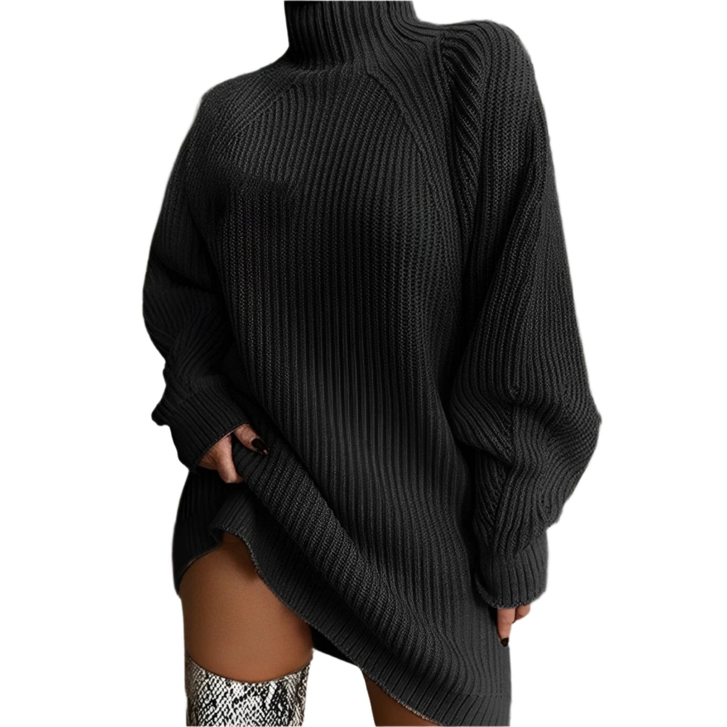 Oversized Turtleneck Sweater for Men & Women | Winter 4
