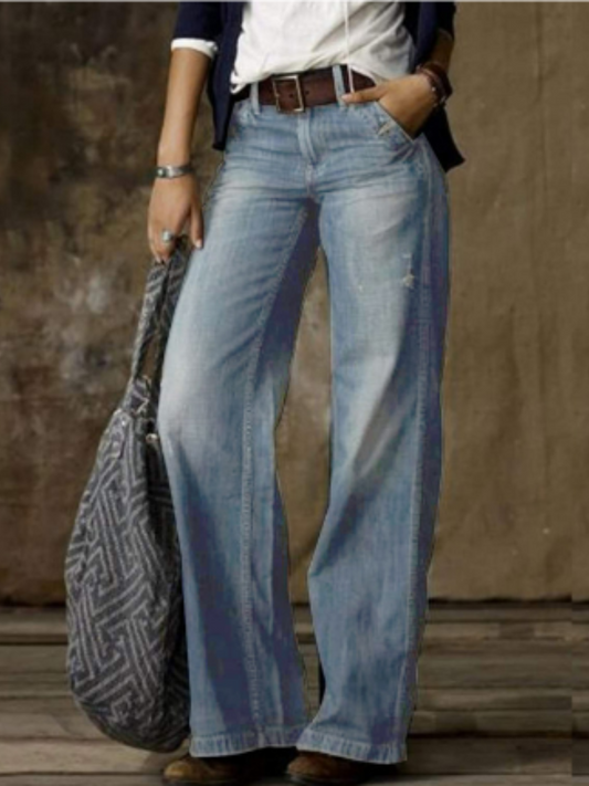 Pants for Women, Tailored | Trendy Details | Light blue