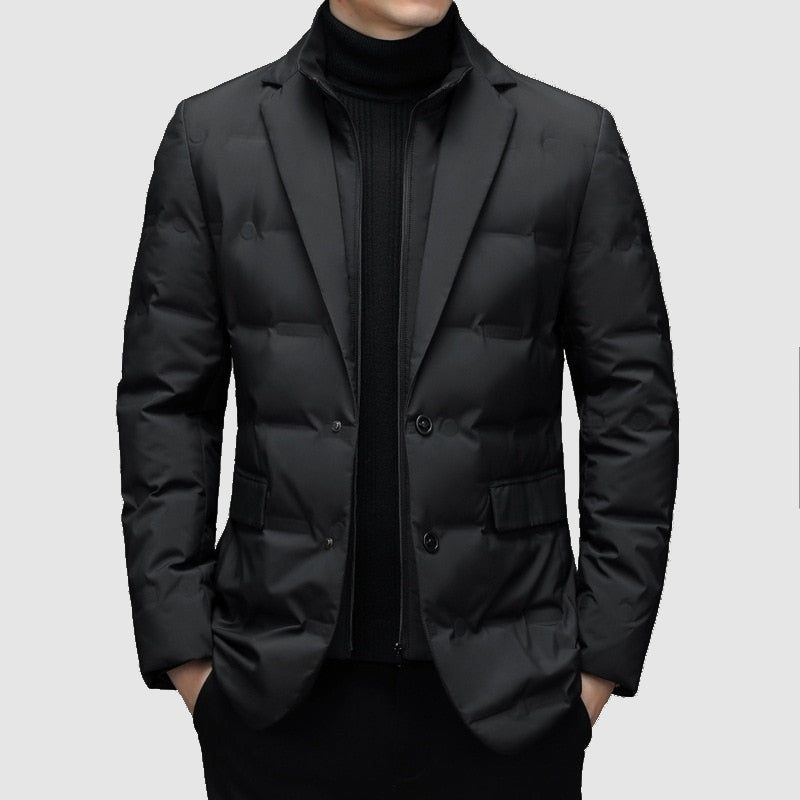 Parka Jacket for Men | Tailored Fit | Black