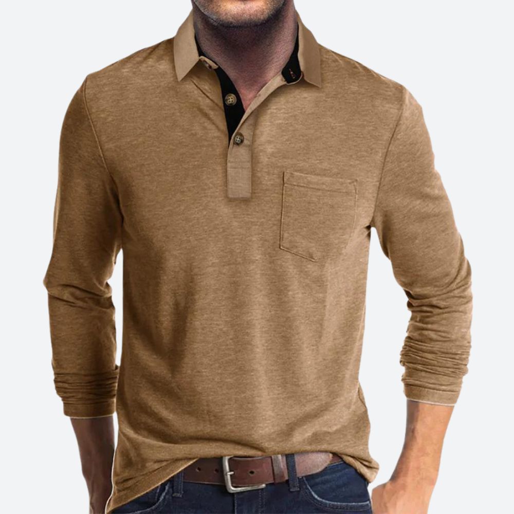 Polo Shirt for Men | Classic Design | Regular Fit | Khaki