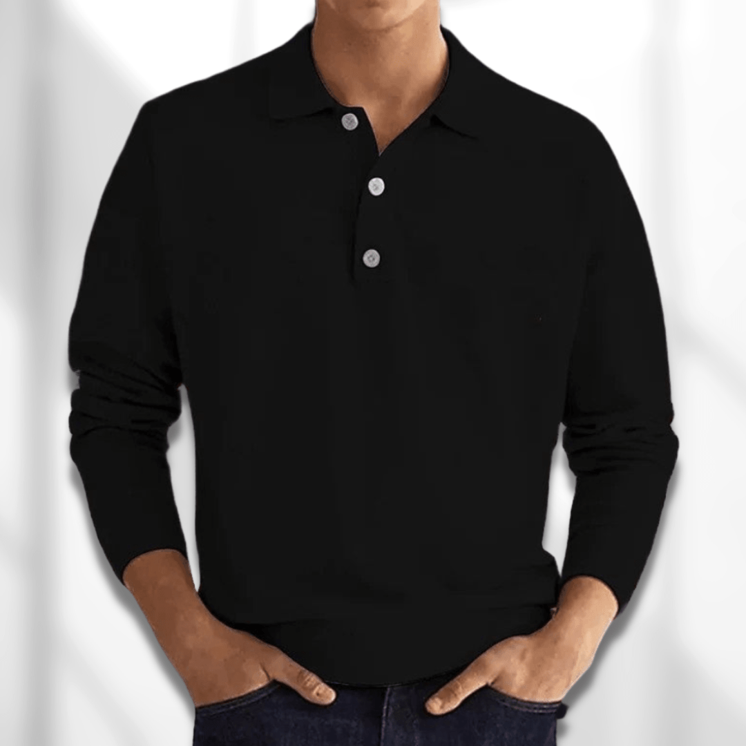 Polo Shirts, Tailored Fit | Soft Fabric | Black