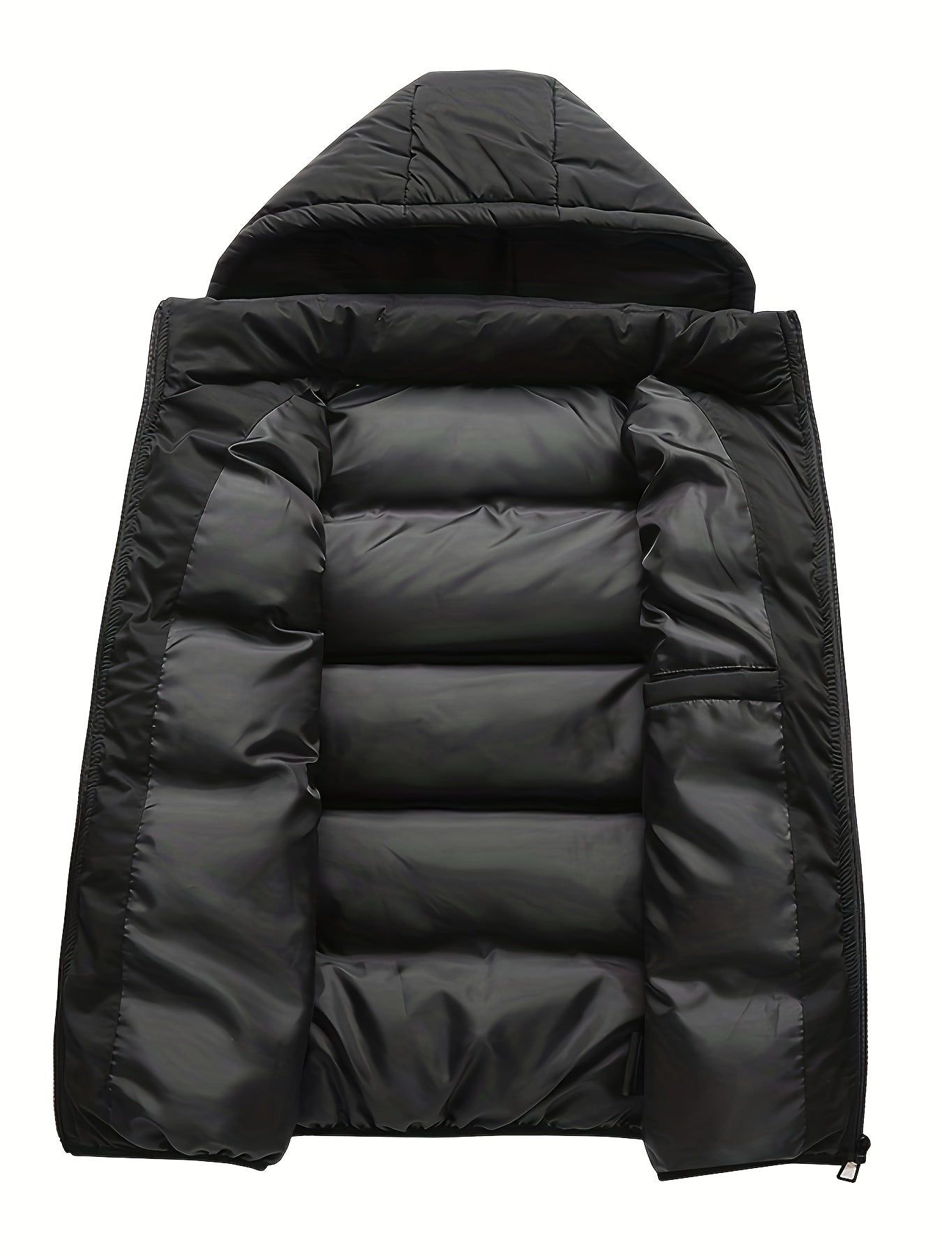 Puffer Vest for Men, Hooded, Padded | Winter | Black1