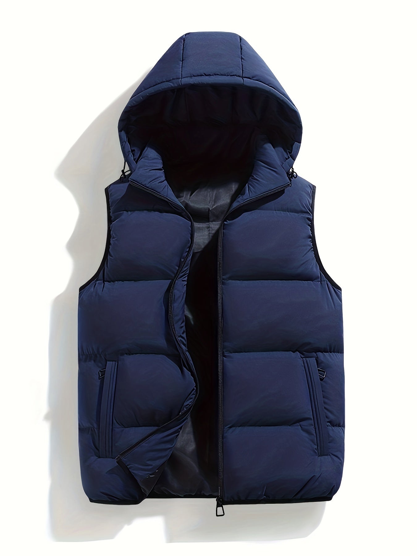 Puffer Vest for Men, Hooded, Padded | Winter | Royal Blue
