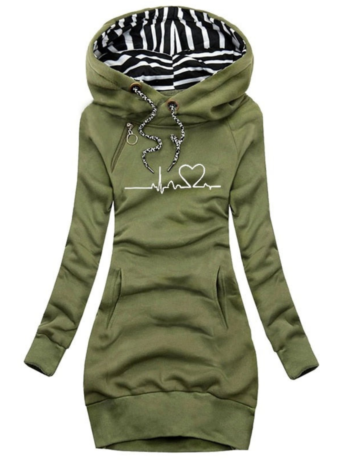 Pullover Sweater for Women | Relaxed Fit | Army Green