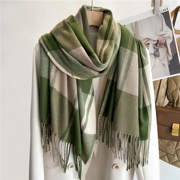 Scarf for Women | Classic Design | Winter | Green