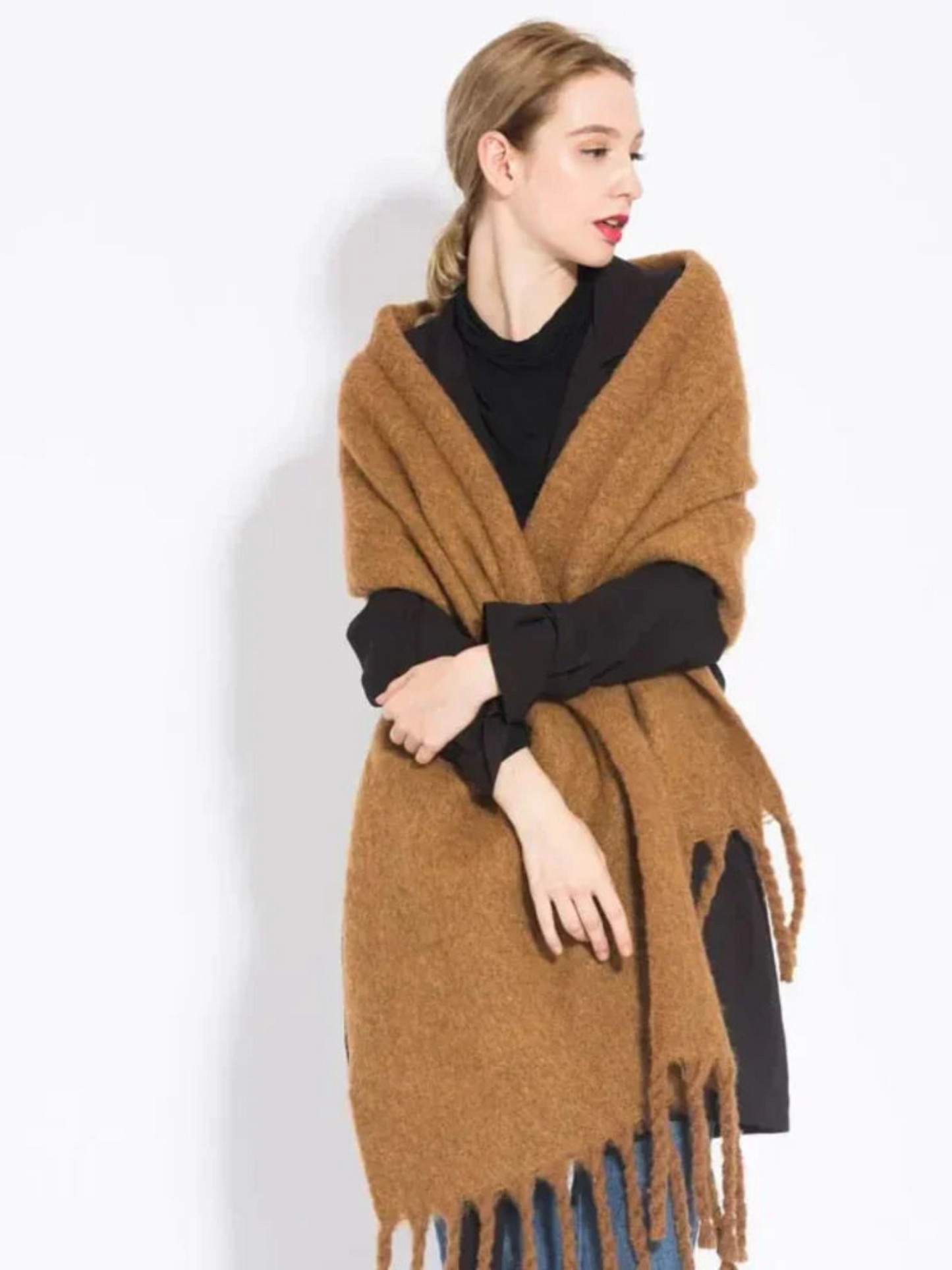 Scarf for Women | Extra Long Premium Material | Winter | Brown