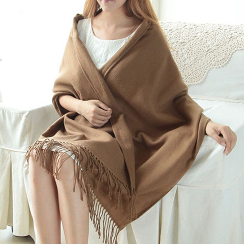Scarf for Women | Soft Diamond Pattern | Winter | Camel