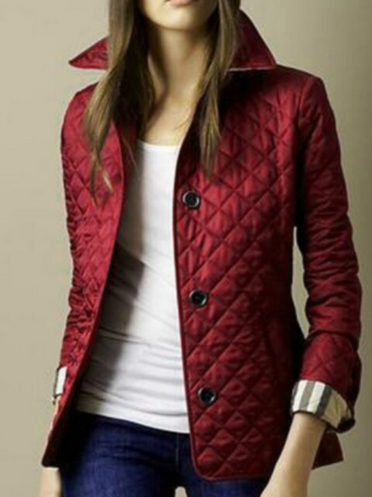 Silk Jacket for Women | Refined Fit | Burgundy