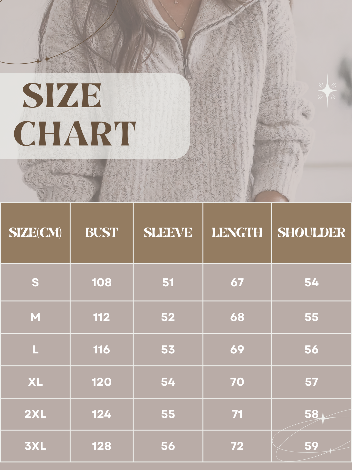 Half Zip Sweater for Women | Oversized Design