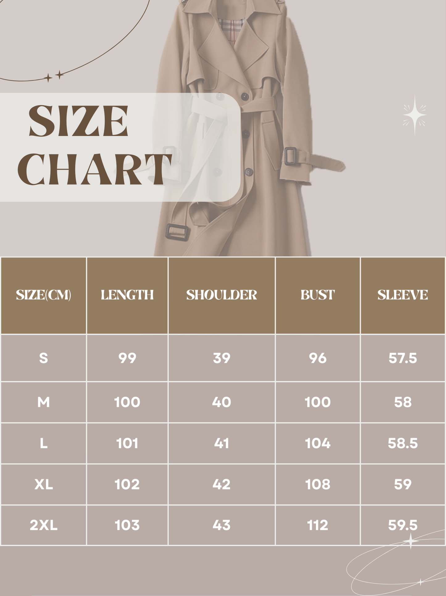 Trench Coat for Women | Double-Breasted