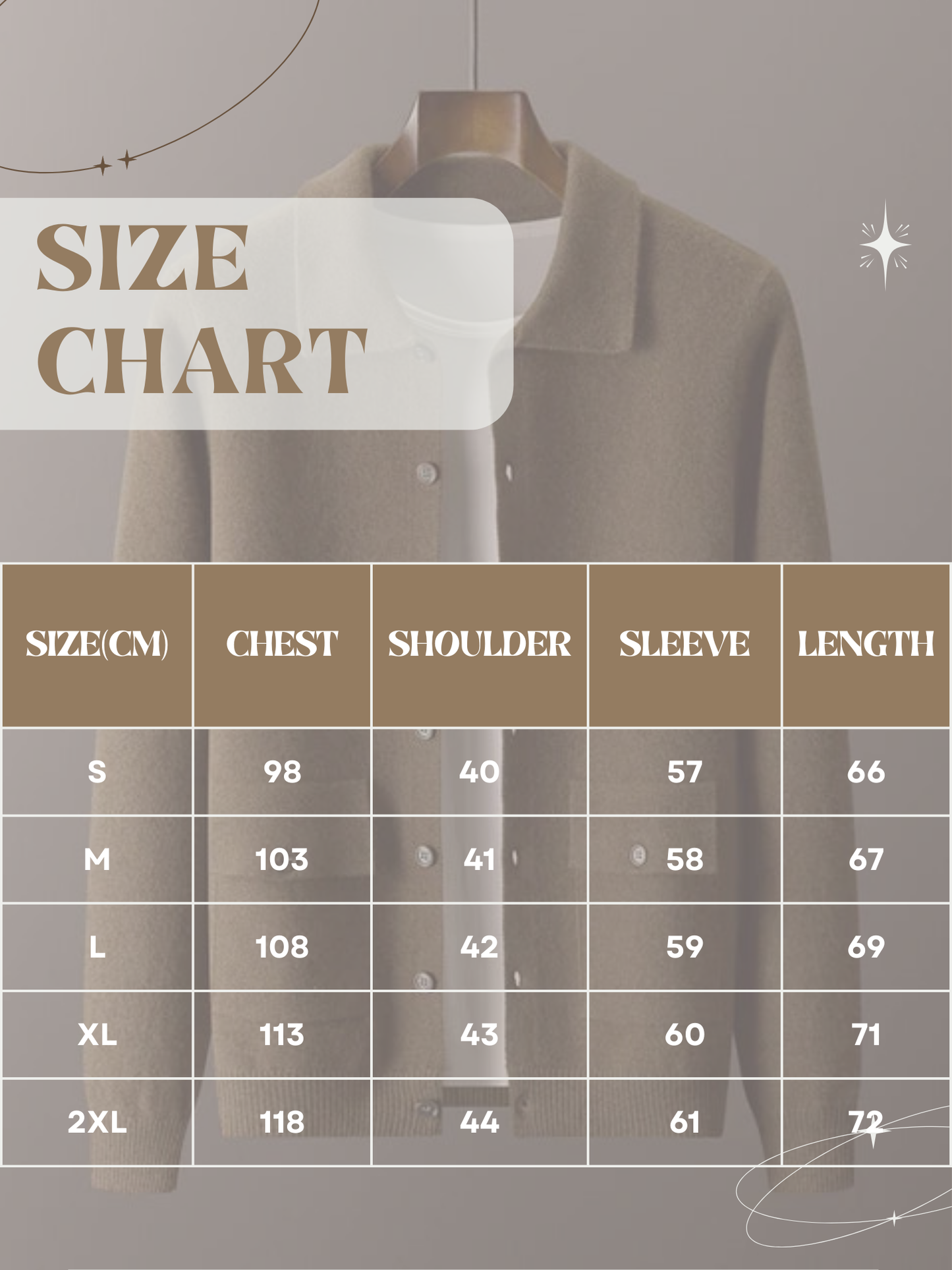 Men's Cardigan, Tailored, Button-Up | Versatile Layering