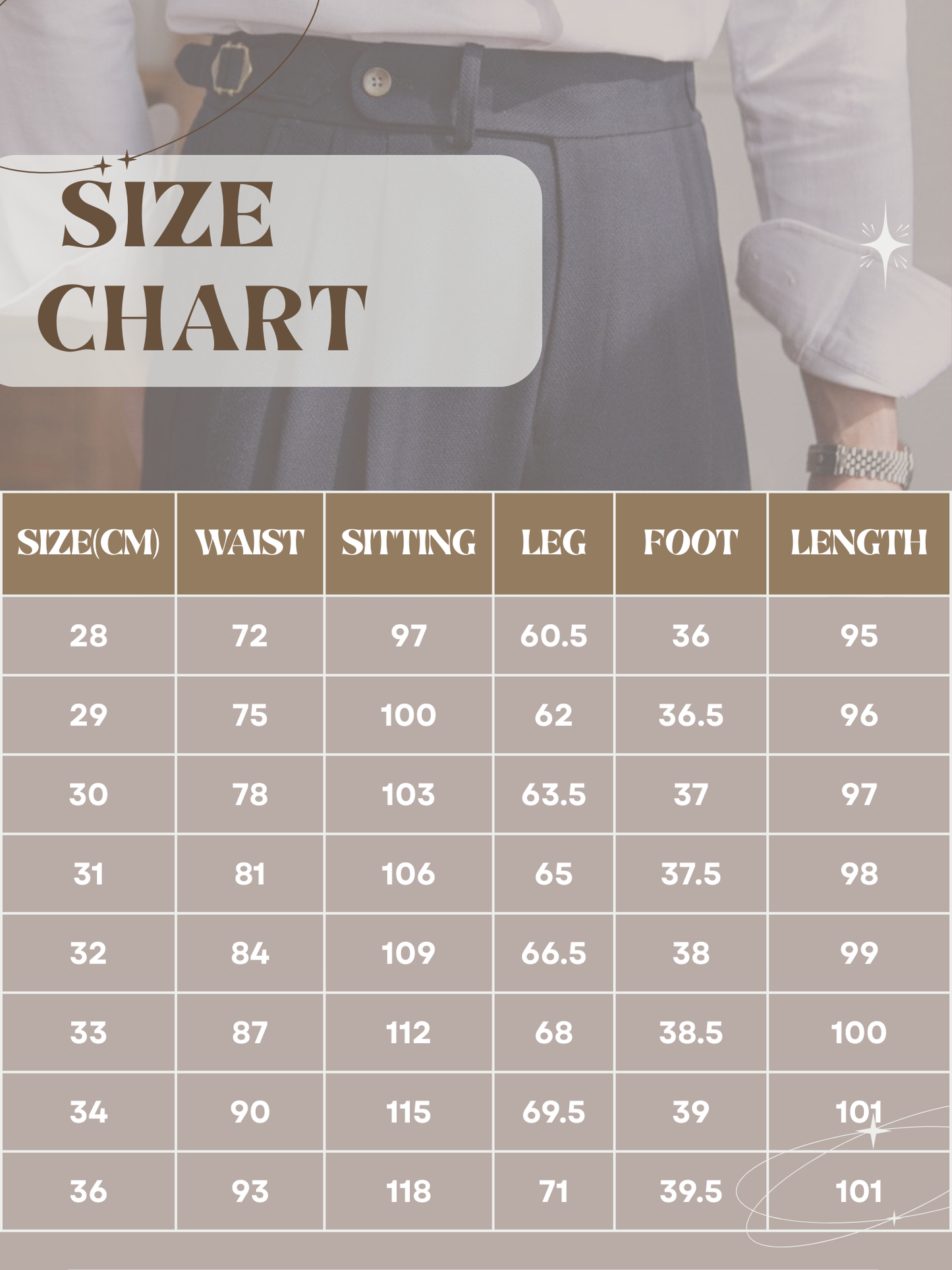 Men's Trousers, Tailored Fit, High-Waisted | Full Length