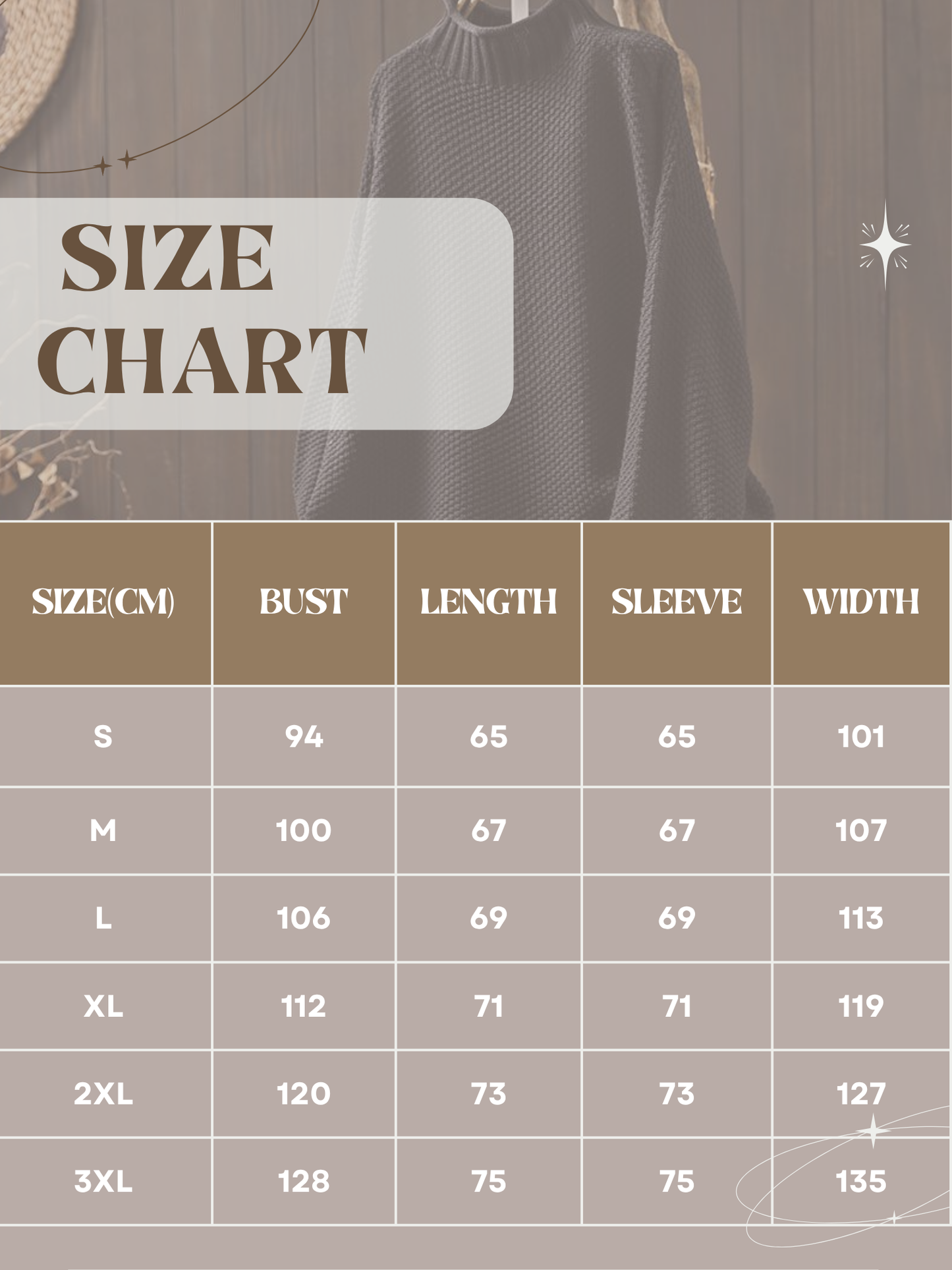 Knitted Sweater for Women | Long Sleeve