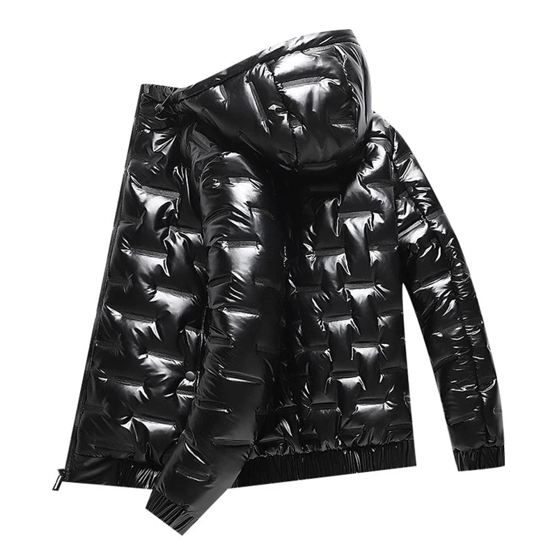 Ski Jacket for Men Water-Resistant Cape Design | Winter | Black1