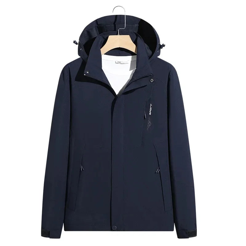 Ski Jacket for Men & Women | Wind-Resistant | Dark Blue