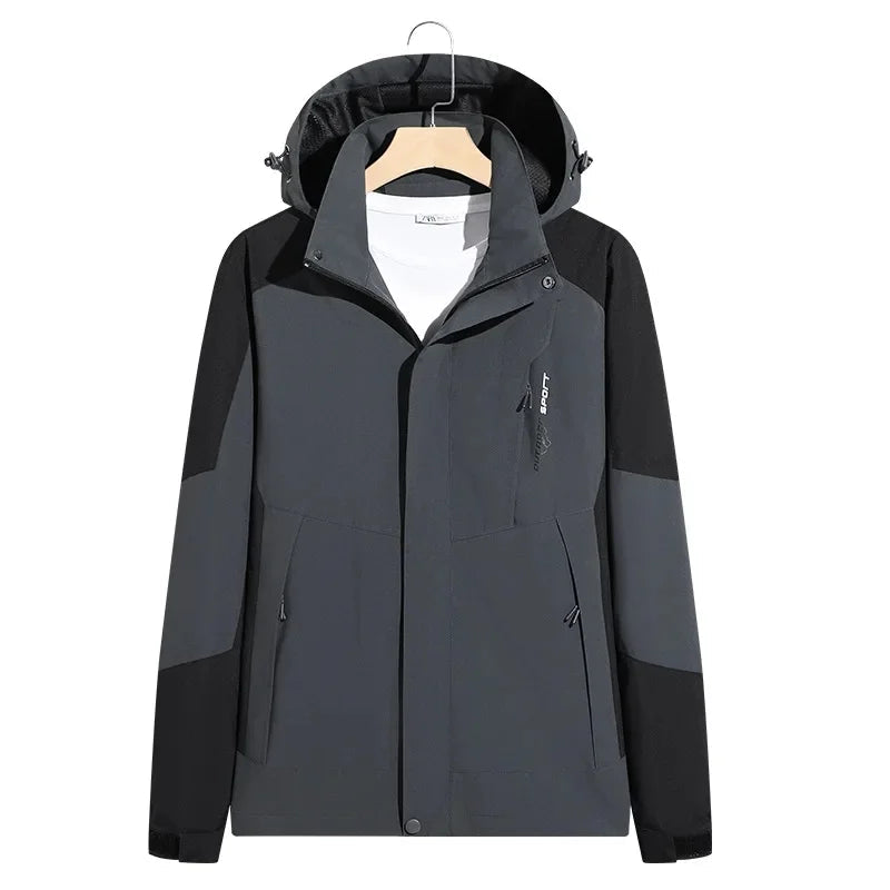 Ski Jacket for Men & Women | Wind-Resistant | Gray