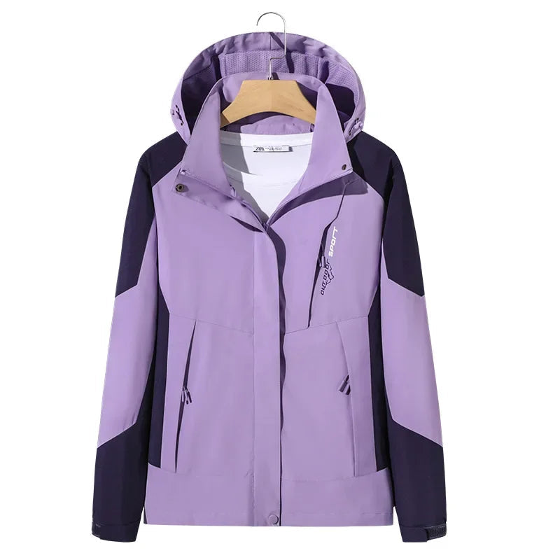 Ski Jacket for Men & Women | Wind-Resistant | Purple