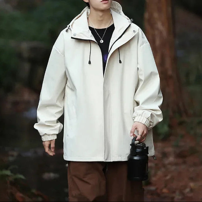 Ski Jacket for Men | Water-Repellent, Hooded | Winter 2