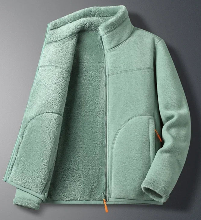 Ski Jacket for Women, High Collar, Water-Resistant | Winter | Green 1
