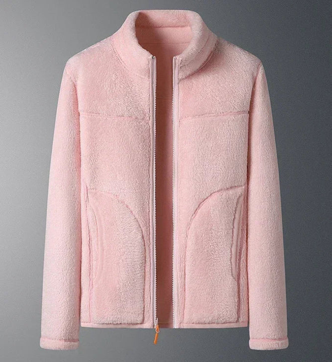 Ski Jacket for Women, High Collar, Water-Resistant | Winter | Pink