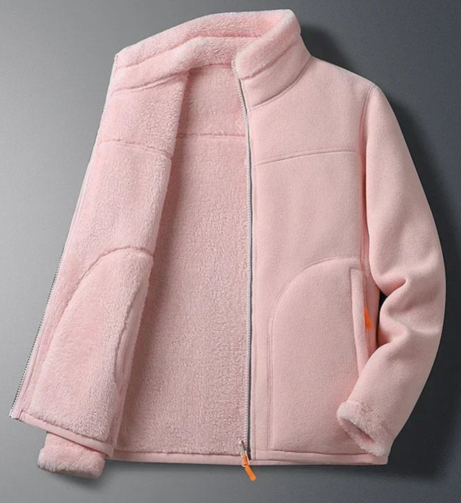 Ski Jacket for Women, High Collar, Water-Resistant | Winter | Pink 1