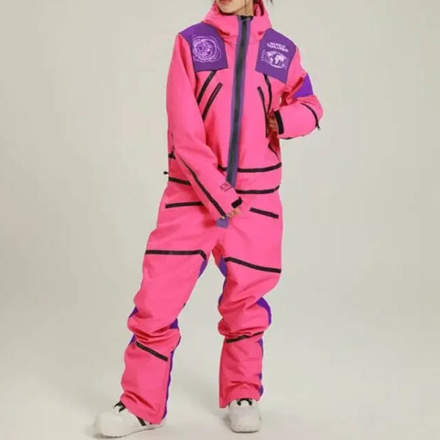 Ski Overall for Women | Water-Resistant with Hood 5