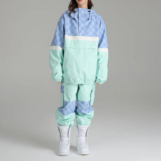 Ski Suit for Men | Waterproof Two-Piece Set with Hood | Winter 0