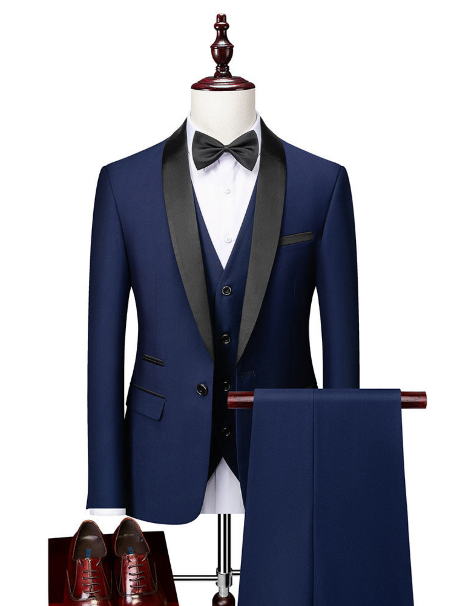 Slim Fit Suit Set for Men | Elegant Design | Blue