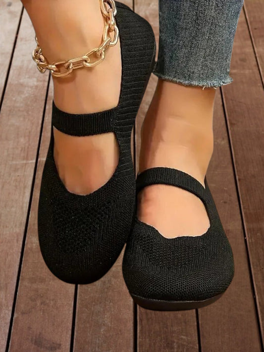 Slip-On Women's Shoes with Cushioned Insole and Non-Slip Sole | Black