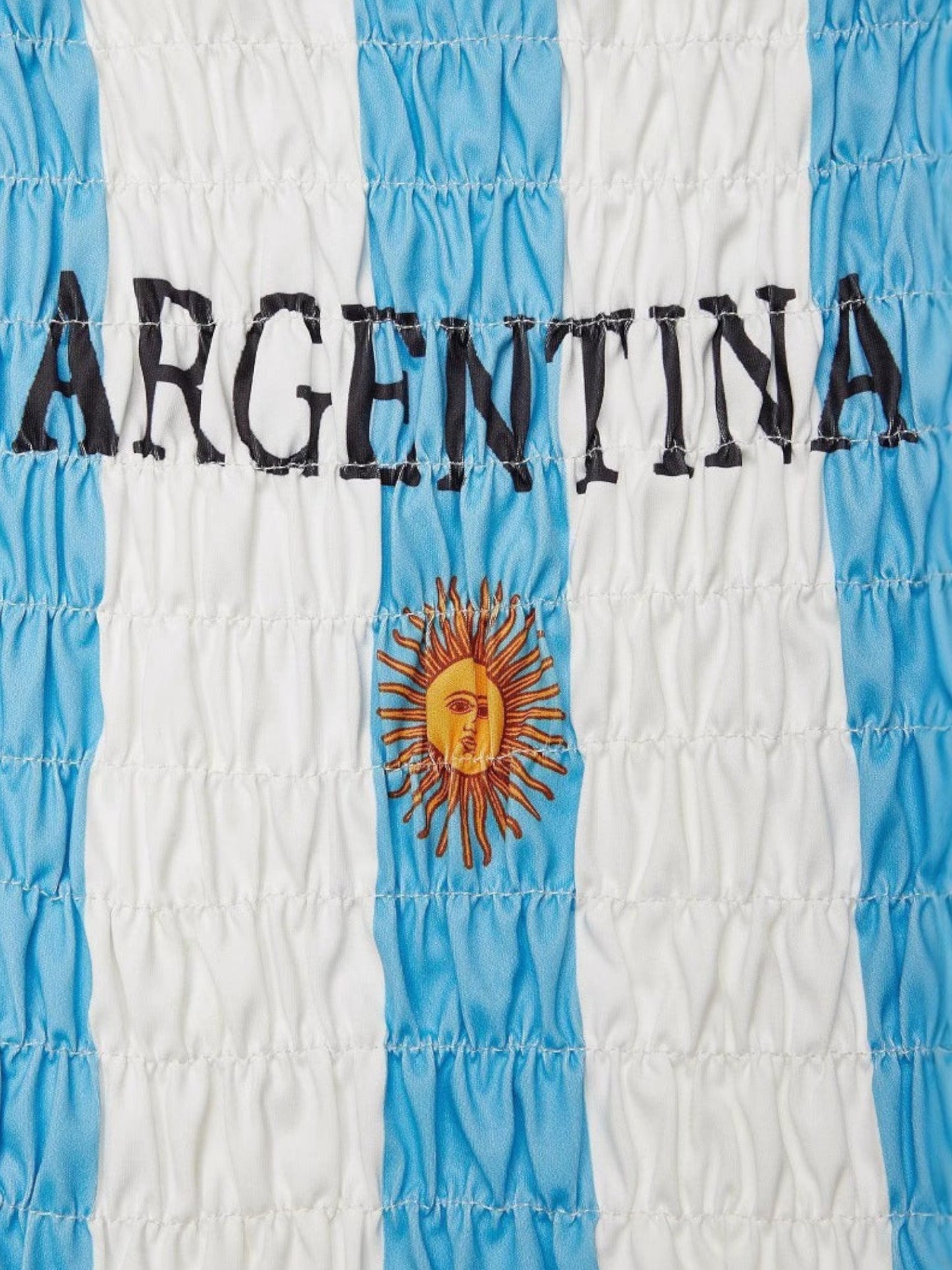 Sofia | Stylish Women's T-Shirt with Breathable Cotton Blend and Argentine-Inspired Print | Blue White 3