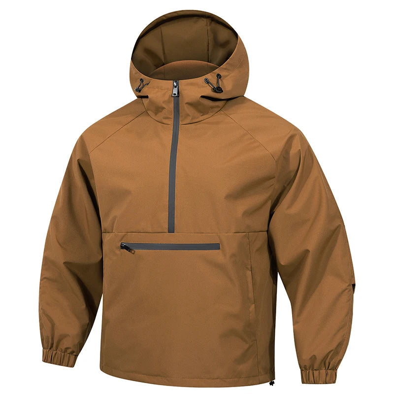 Softshell lightweight Jacket for Men | Waterproof | Brown