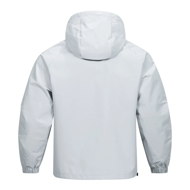 Softshell lightweight Jacket for Men | Waterproof | Light gray1