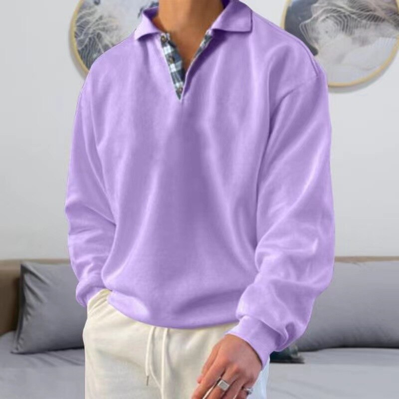 Summer Sweater For Men | Lightweight and Breathable | Light Purple