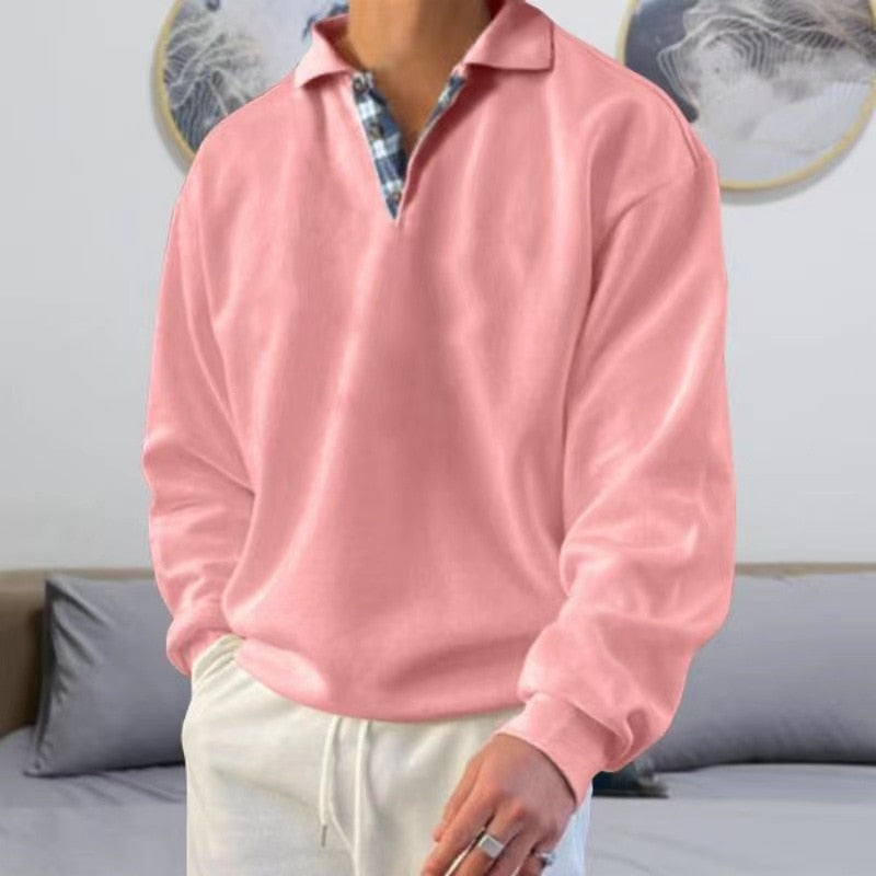 Summer Sweater For Men | Lightweight and Breathable | Pink