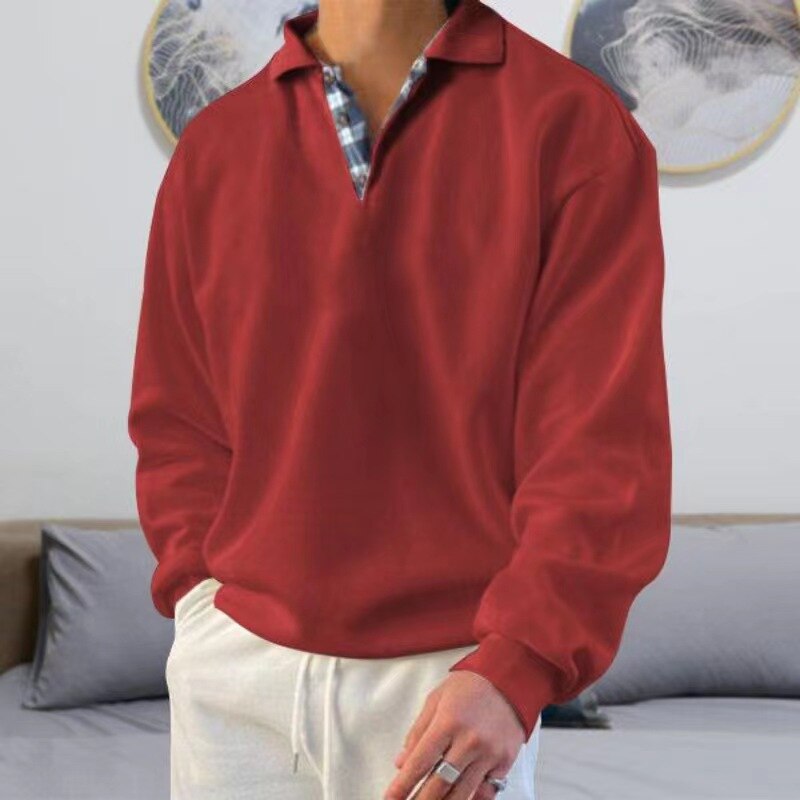 Summer Sweater For Men | Lightweight and Breathable | Red