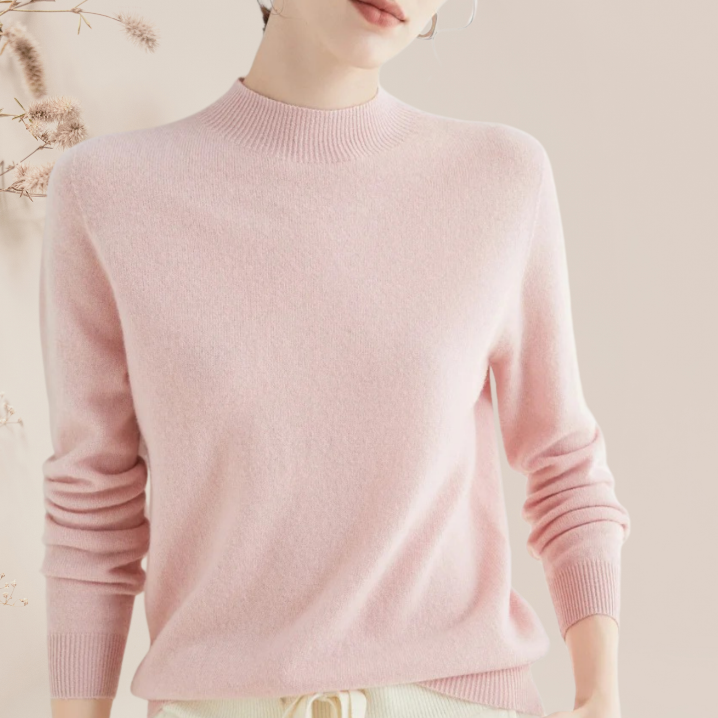 Sweater for Women - Soft, Lightweight Knit Pullover with Timeless Design | Pink