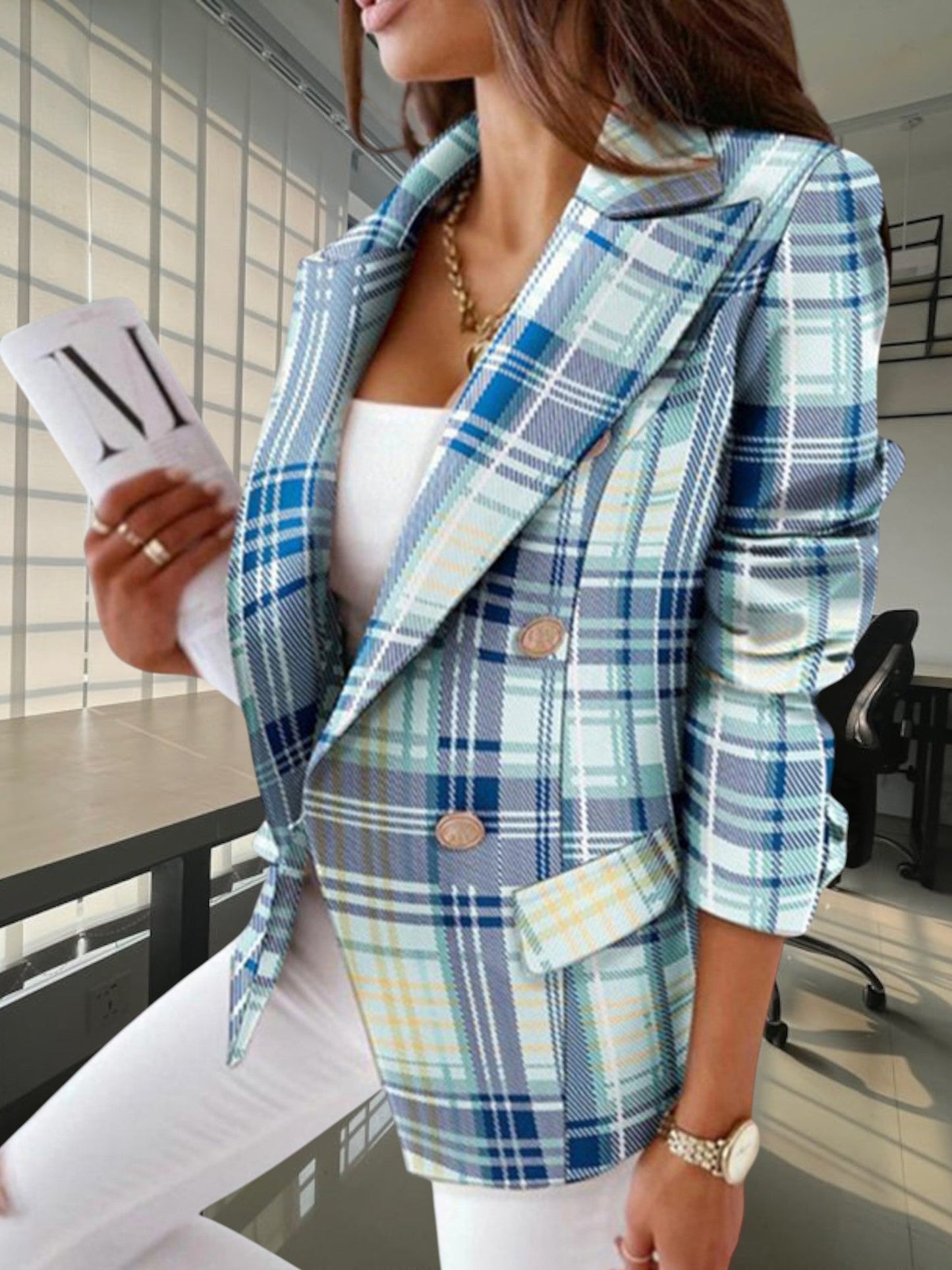 Tailored Blazer | Double button closure 5