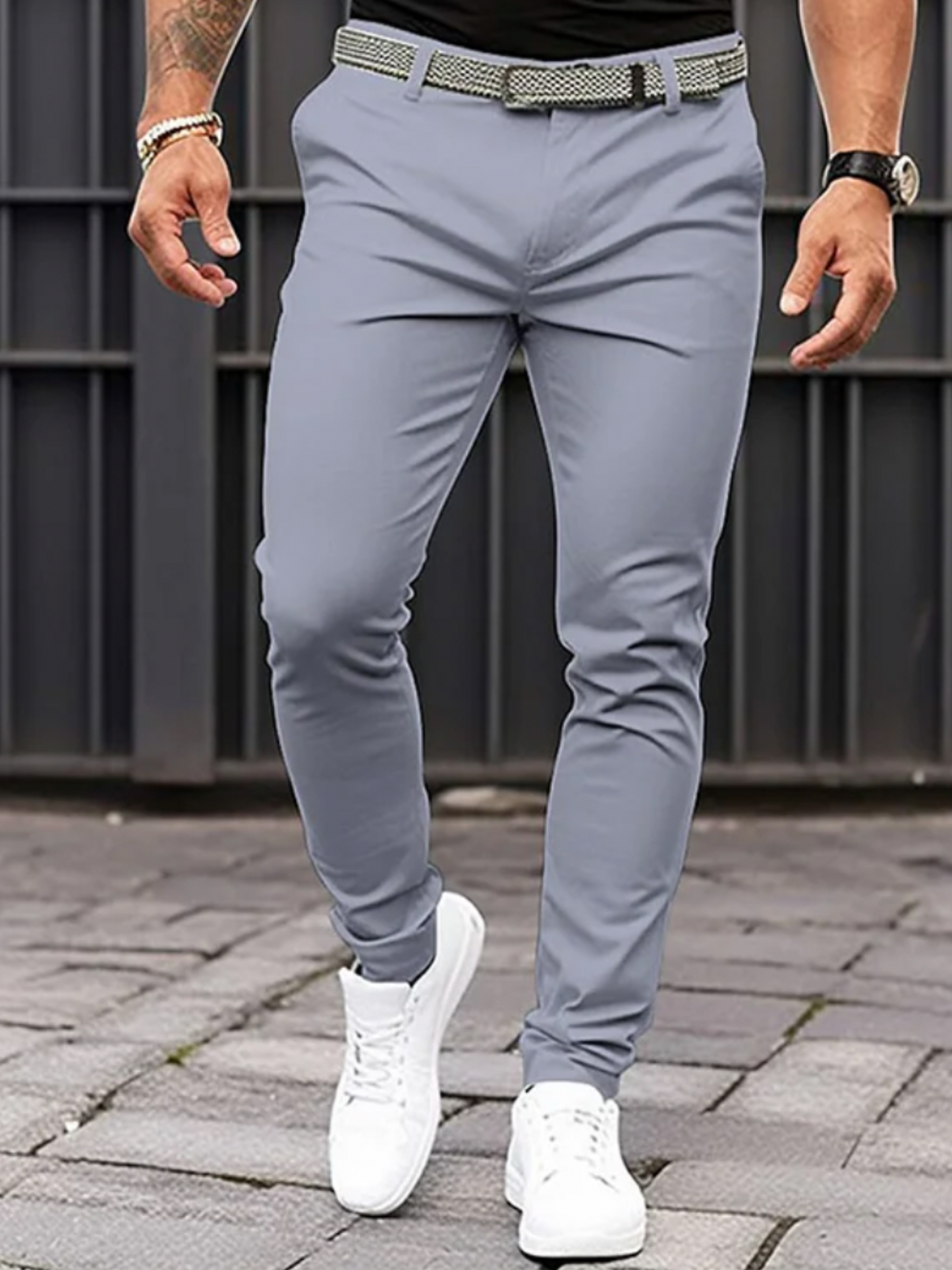 Tailored Fit Trouser for Men | Summer | Light Gray